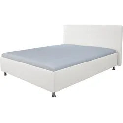 Polsterbett ALINA "Steven", weiß (weiß tls 00), B:158cm H:106cm L:210cm, Betten, wahlweise mit Matratze und Lattenrost, in diversen Ausführungen