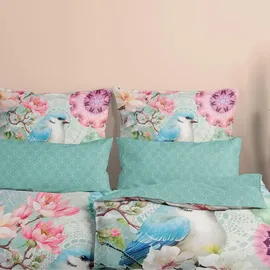 Muller Textil HIP Bettwäsche - 135X200Cm - 100% Baumwolle/Satin - Grün