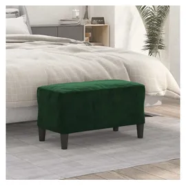 vidaXL Sitzbank Dunkelgrün 70 x 35 x 41 cm Samt