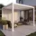 MCW Lamellenwand für Pavillon 2 Stück 0,90 x 2,20 m Weiß