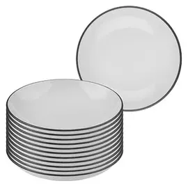 ID Fine Teller Modest grau/schwarz Ø 22 cm 12er Set