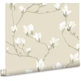 Laura Ashley Vliestapete Magnolia Grove Natural 10,05 x 0,52 m