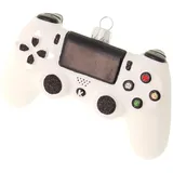 Krebs Glas Lauscha Weihnachtsornament PS Controller Weiß 1-tlg. 8cm