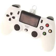 Krebs Glas Lauscha Weihnachtsornament PS Controller Weiß 1-tlg. 8cm