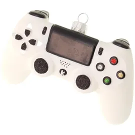 Krebs Glas Lauscha Weihnachtsornament PS Controller Weiß 1-tlg. 8cm