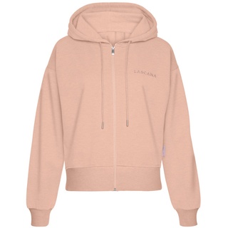LASCANA Kapuzensweatjacke Damen pfirsich Gr.32/34