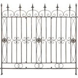 CLP Gartenzaun Mangold 124 x 116 cm Bronze