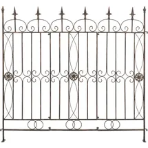 CLP Gartenzaun Mangold 124 x 116 cm Bronze