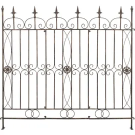 CLP Gartenzaun Mangold 124 x 116 cm Bronze