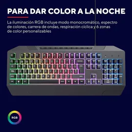 gxtrust GXT 836 Evocx Gaming-Tastatur Schwarz PC