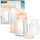 Suavinex Suavinex, Set Zero Zero-Babyflasche. Anti-Kolik-Babyflasche 270 ml mit Sauger mit mittlerem Nahrungsfluss + Sauger mit mittlerem Nahrungsfluss + Nachfüllbeutel