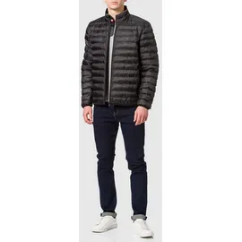 Tommy Hilfiger Herren Kern packbare runde Jacke, Schwarz M