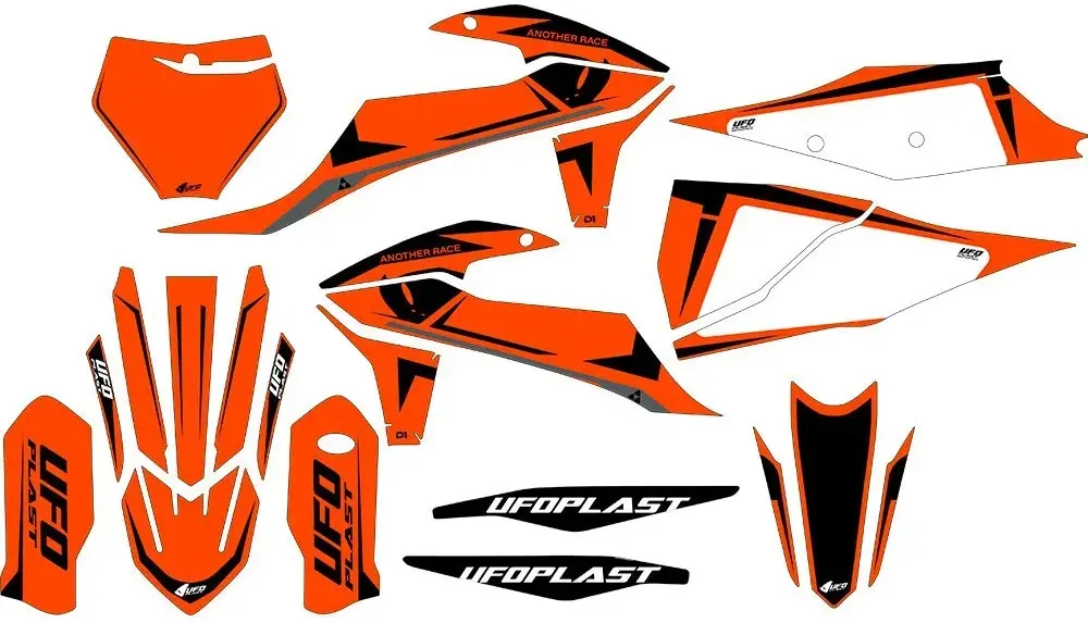 Ufo Apodis Ktm Aufkleber - Fluo Orange - One Size