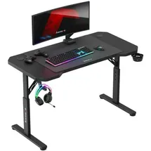 huzaro Biurko gamingowe Hero 2.6 Black, Gaming Tisch, Schwarz