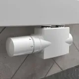 HSK Universal Ventilhahnblock mit Thermostatkopf Weiß