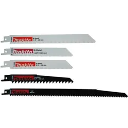 Makita Reciprosägeblatt-Set Holzarten, Kunststoffe, Metall und Gipskarton