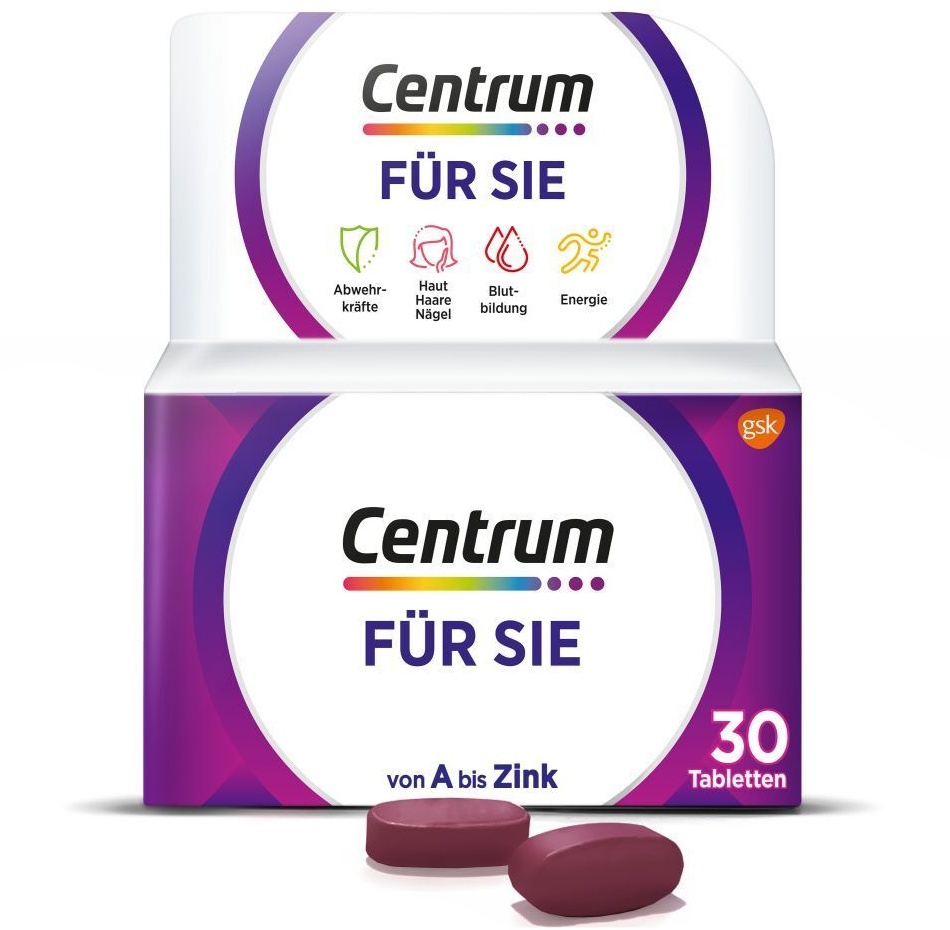 Centrum® Für Sie, Nahrungsergänzungsmittel Tabletten 30 St 30 St Tabletten