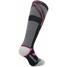 CMP Damen Ski Socken SKI SOCK PRIMALOFT WMN 3I73126-79ZU 39-42 - Piombo/Grey/Carminio - 39-42