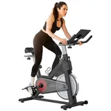 JOROTO Speedbike X1P (Heimtrainer Fahrrad, 15KG Schwungrad), Magnetbremse, 4- fach verstellbare Lenker und Sattel schwarz