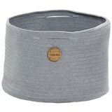 Cane-Line Korb Soft Rope fein geflochten - 40 cm rund ROLG - Light grey