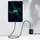Baseus CCXJ-E01 3 USB-C Ports 30W 3a Power Delivery Quick Charge schwarz