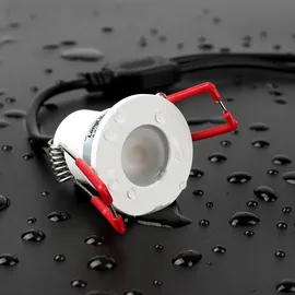 Longlife LED Einbaustrahler Mini Livorno 3W RGBW IP65 - Farbe: weiß - Anzahl: 10x