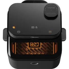 Midea Heißluft-Fritteuse MF-CY75C2 grau