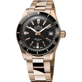 Edox Herrenuhr SkyDiver 80131 37RNM NI - rosé