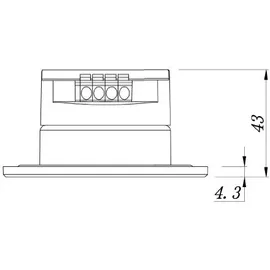 dotlux LED-Treppenleuchte EASYSTAIR 1,5 W 3000K schwarz