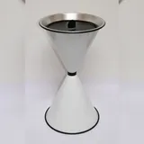Szagato Stand Aschenbecher Diabolo 71x40cm weiß inkl 25kg Quarzsand Szagato Aschenbecher groß Standaschenbecher außen) Aschenbecher stehend grau Aschenbecher