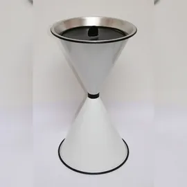Szagato Stand Aschenbecher Diabolo 71x40cm weiß inkl 25kg Quarzsand Szagato Aschenbecher groß Standaschenbecher außen) Aschenbecher stehend grau Aschenbecher