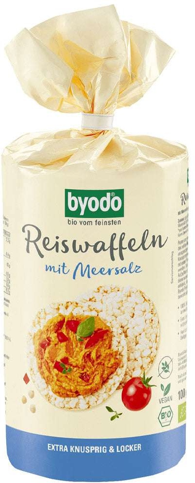 BYODO Bio Reiswaffeln mit Meersalz 100g