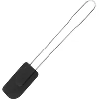 FMprofessional Teigschaber, Edelstahl, Schwarz/Silber, ca. 28cm