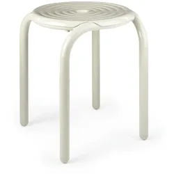 Tom Dixon - Groove Gartenhocker, putty
