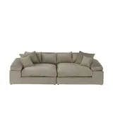 Smart Big Sofa Lianea ¦ beige ¦ Maße (cm): B: 260 H: 86 T: 133.0