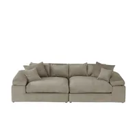 Smart Big Sofa Lianea ¦ beige ¦ Maße (cm): B: 260 H: 86 T: 133.0