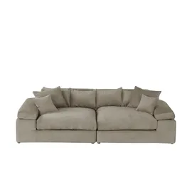 Smart Big Sofa Lianea ¦ beige ¦ Maße (cm): B: 260 H: 86 T: 133.0