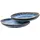 gipfelstück Dessertteller Wilde Schlucht 22 cm blau 4er Set