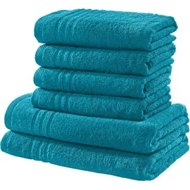 REDBEST Frottier Handtuchset 6-tlg. grün