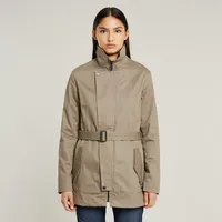 G-Star Short Trenchcoat - Taupe Gray - M