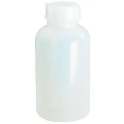 HÜnersdorff Weithalsflasche Gesamt-H.247mm Gesamt-D.120mm PE (LDPE) naturfarben Inh.2000ml