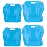 X Wasserkanister Faltbar Tragbar Faltbarer Trinkwasser [2x5l + 2x10l] Wasserbehälter Wasse