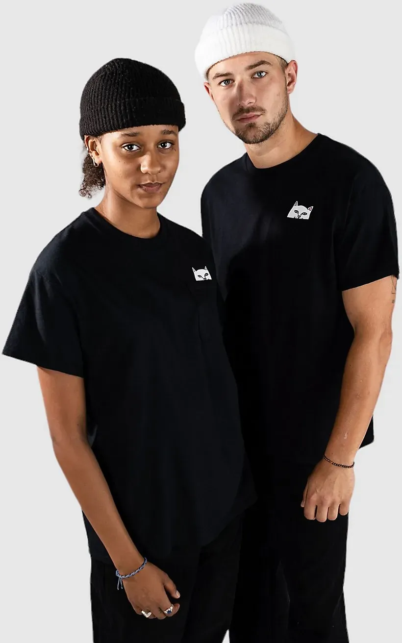 RIPNDIP Lord Nermal Pocket T-Shirt black Gr. S