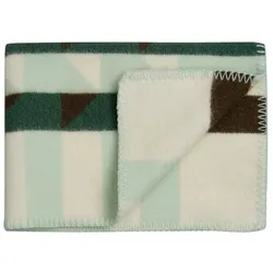 Røros Tweed - Kvam Babydecke, 100 x 67 cm, grün