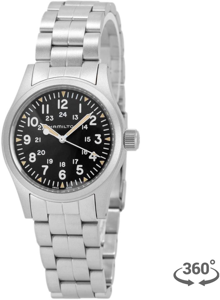 Hamilton Men's H69439131 Black Dial Watch