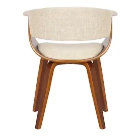 CLP 2er Set Stühle Bruce mit Stoffbezug I Esszimmerstuhl mit Rückenlehne I Sessel Mit Polsterung und Holzgestell Bis 150 kg belastbar