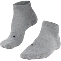 Falke Herren Golfsocken GO2 Short M SSO Baumwolle Antiblasen 1 Paar, Grau (Light Grey 3400), 42-43