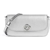 Michael Kors Nolita Small Umhängetasche Leder Silber