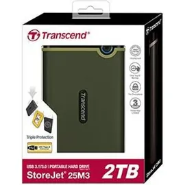 Transcend StoreJet 25M3G 2 TB USB 3.1 military green TS2TSJ25M3G