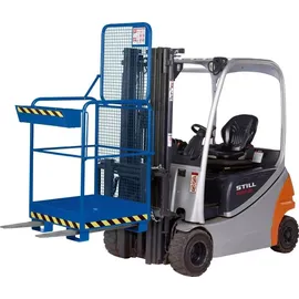 RR Industrietechnik R+R Industrietechnik Arbeitskorb Typ RAK-ONE 800x800x1900mm RAL5010 Enzianblau